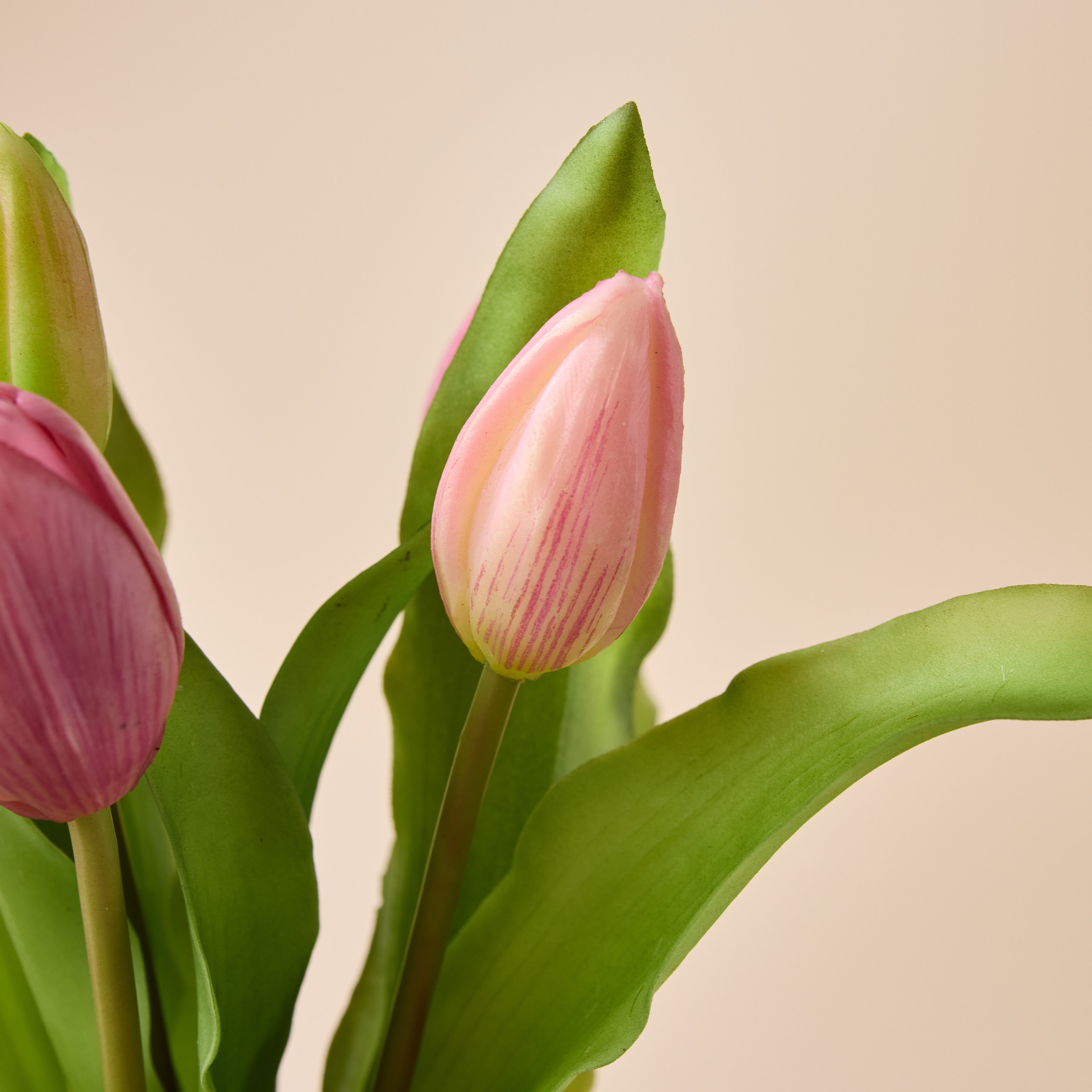 Faux Tulip Bunch | Pink - 30cm