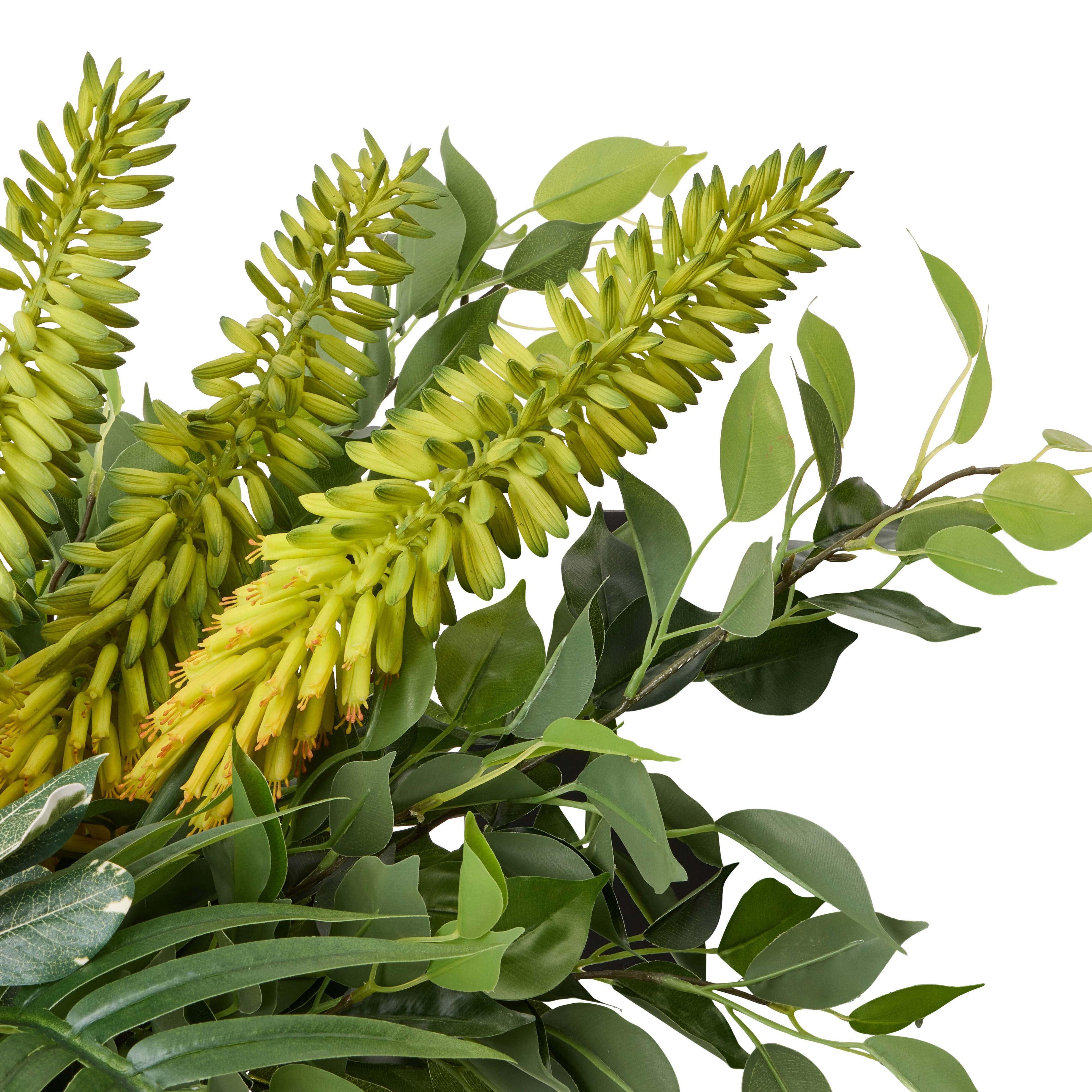 Faux Torch Lily Ficus Mix - Stella Vase | Green - 62cm