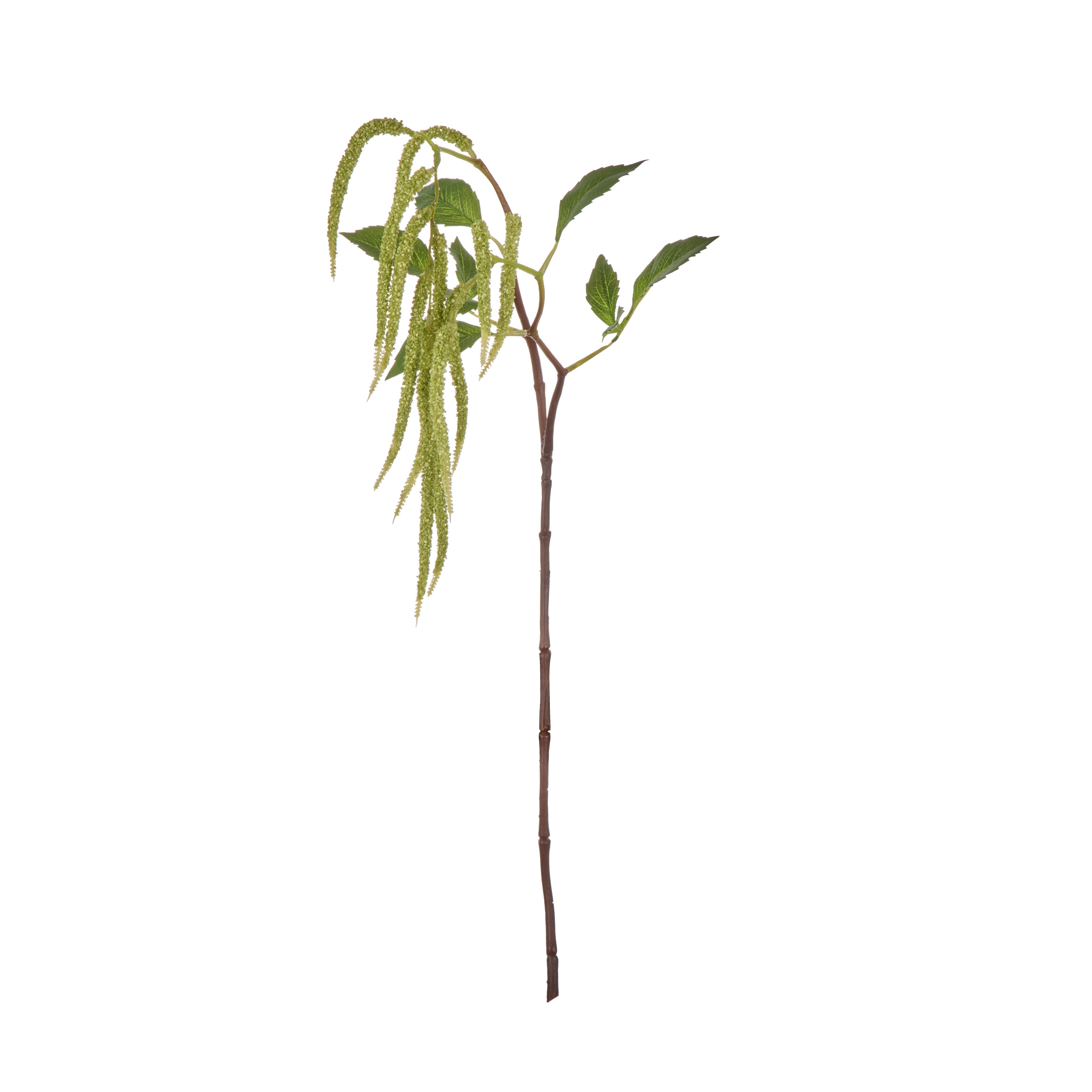 Faux Hanging Amaranthus Spray | Green - 90cm