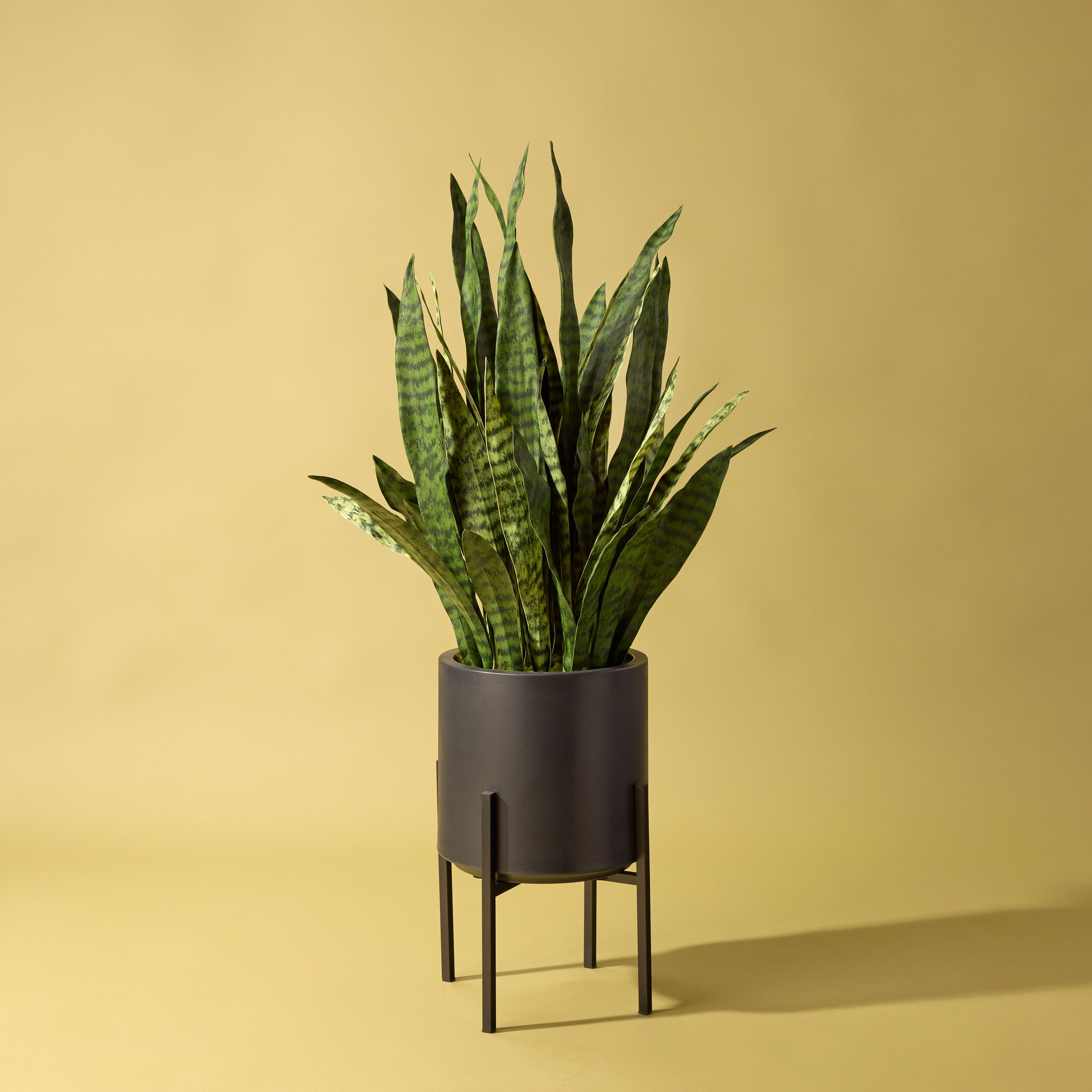 Faux Sanseveria - Standing Planter | 92cm