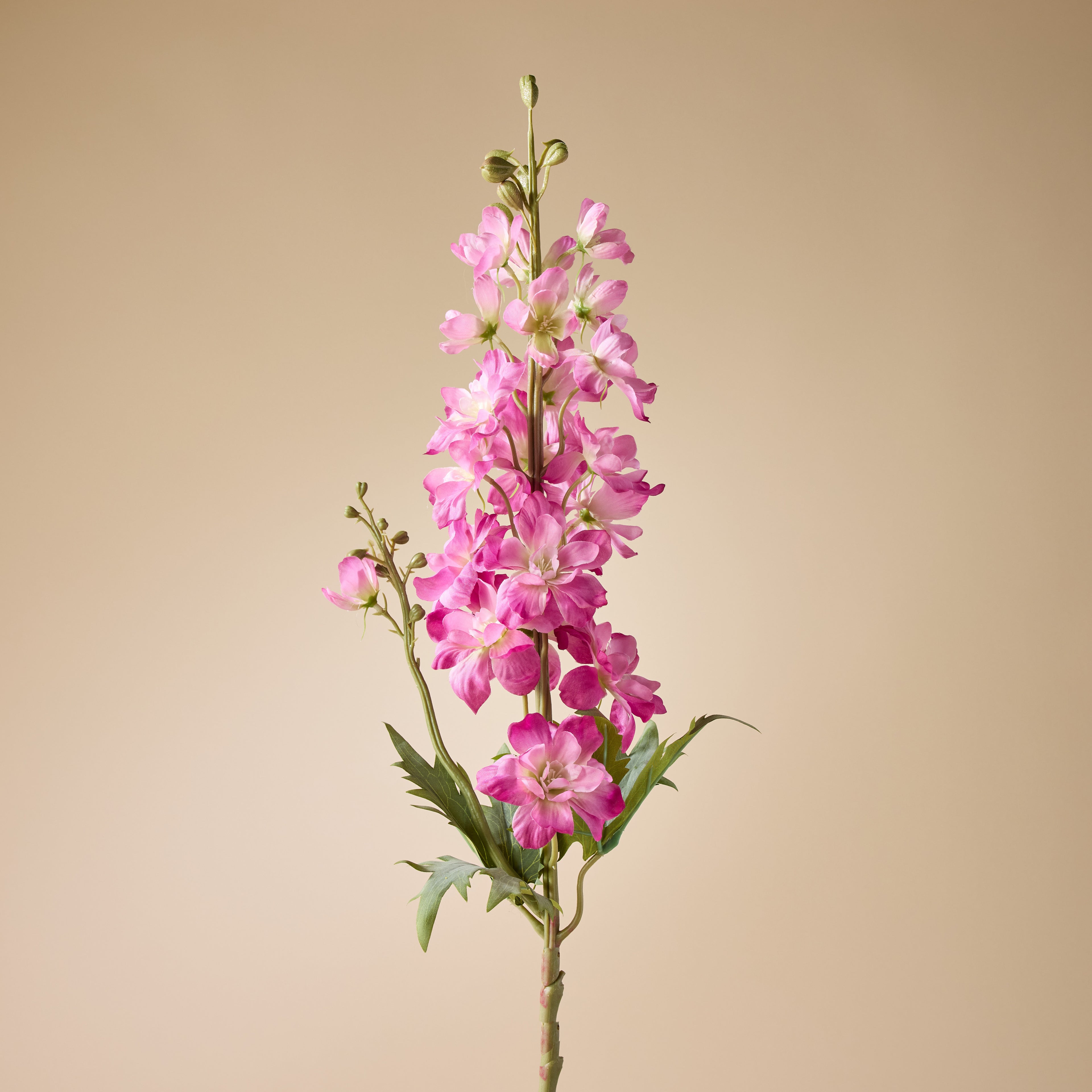 Faux Delphinium Stem | Pink - 81cm
