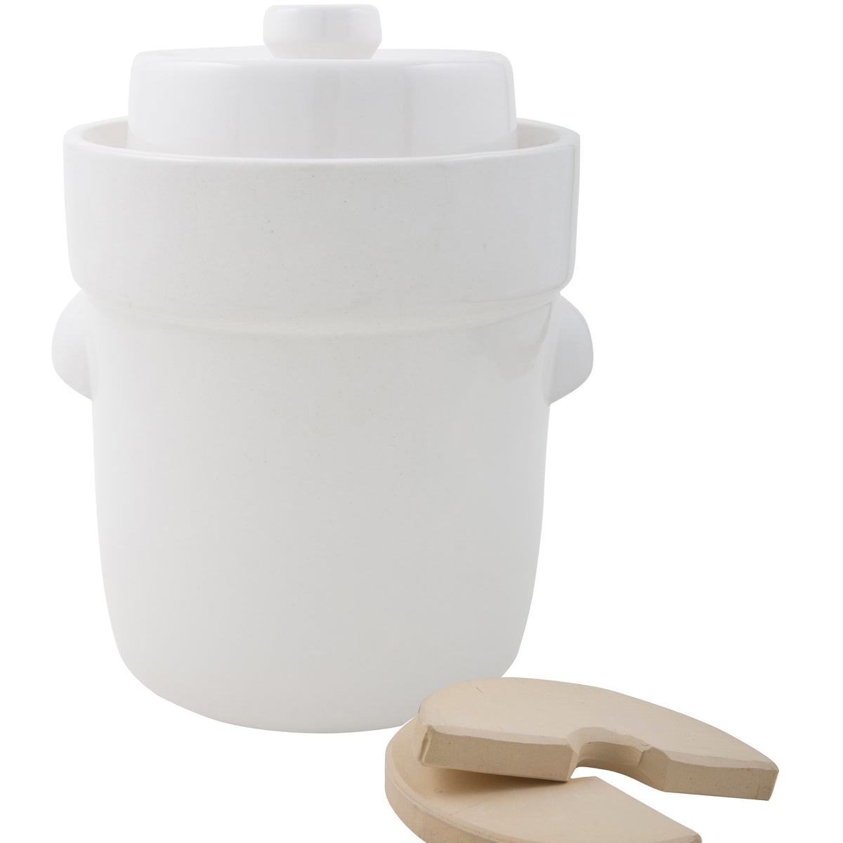 Davis & Waddell Fermentation Crock White
