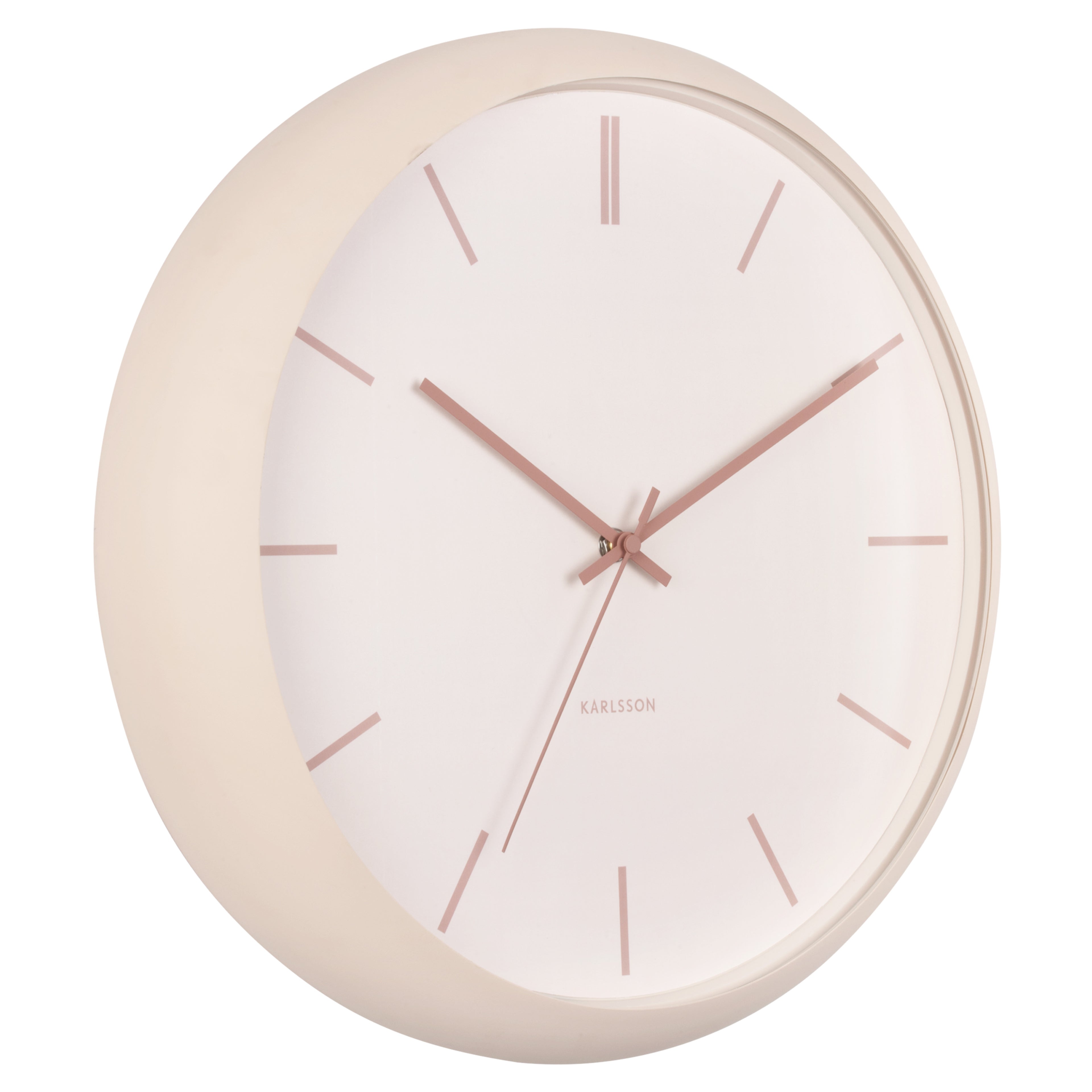 Karlsson Wall Clock Nirvana Globe Sand brown