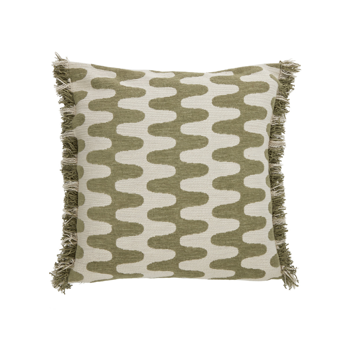 Academy Nash Abstract Cushion Green