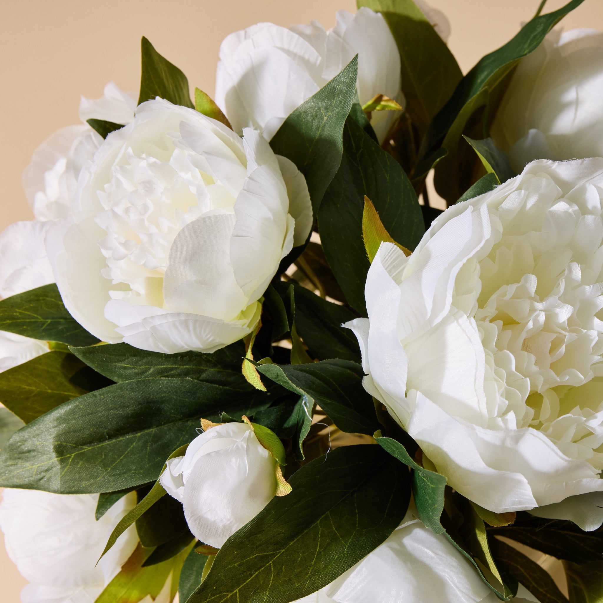 Faux Peony - Classic Bowl | White - 30cm