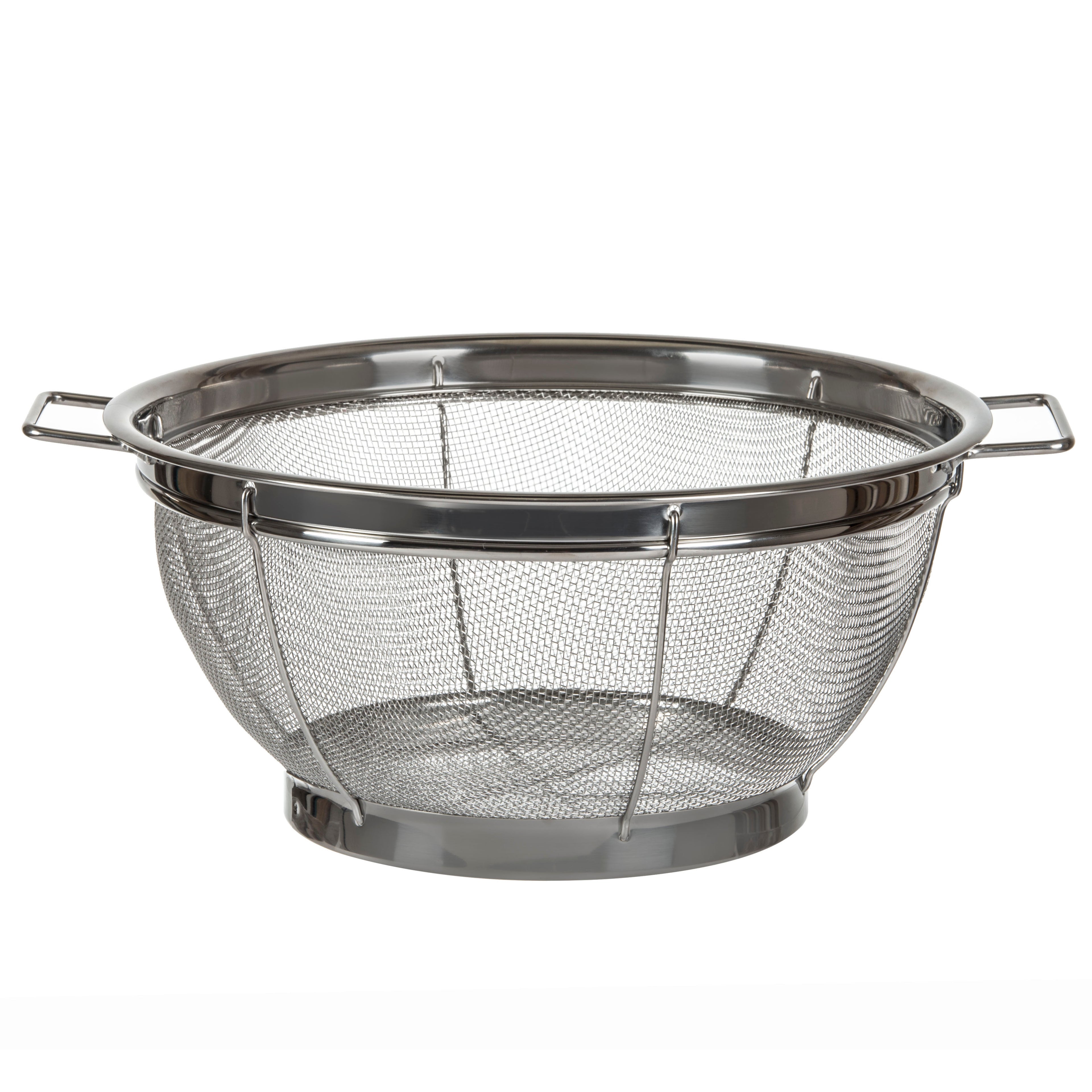 MasterPro Deluxe Mesh Colander with Handles Large Stainless Steel