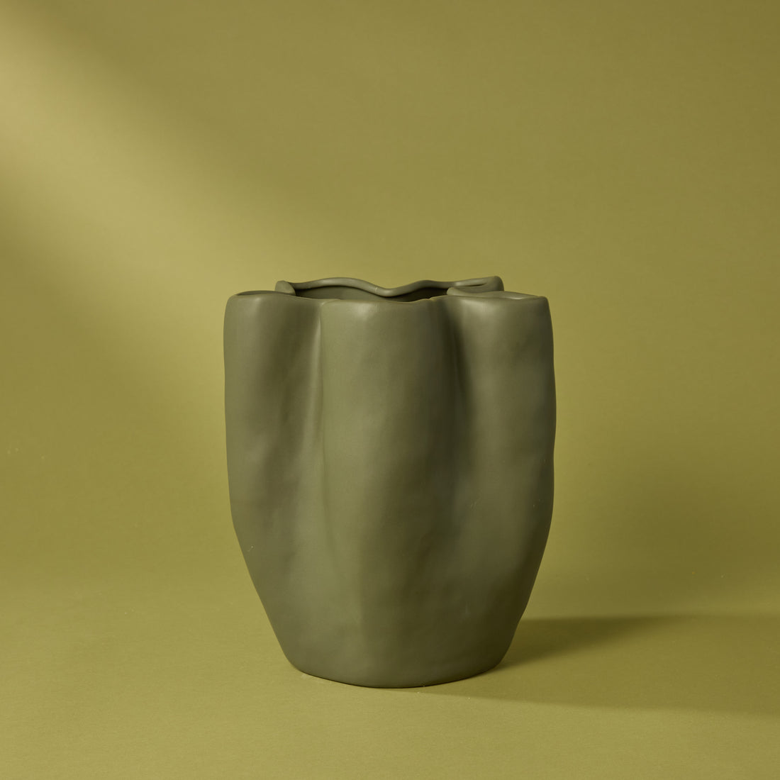 Fluid Vase | Green - 33cm