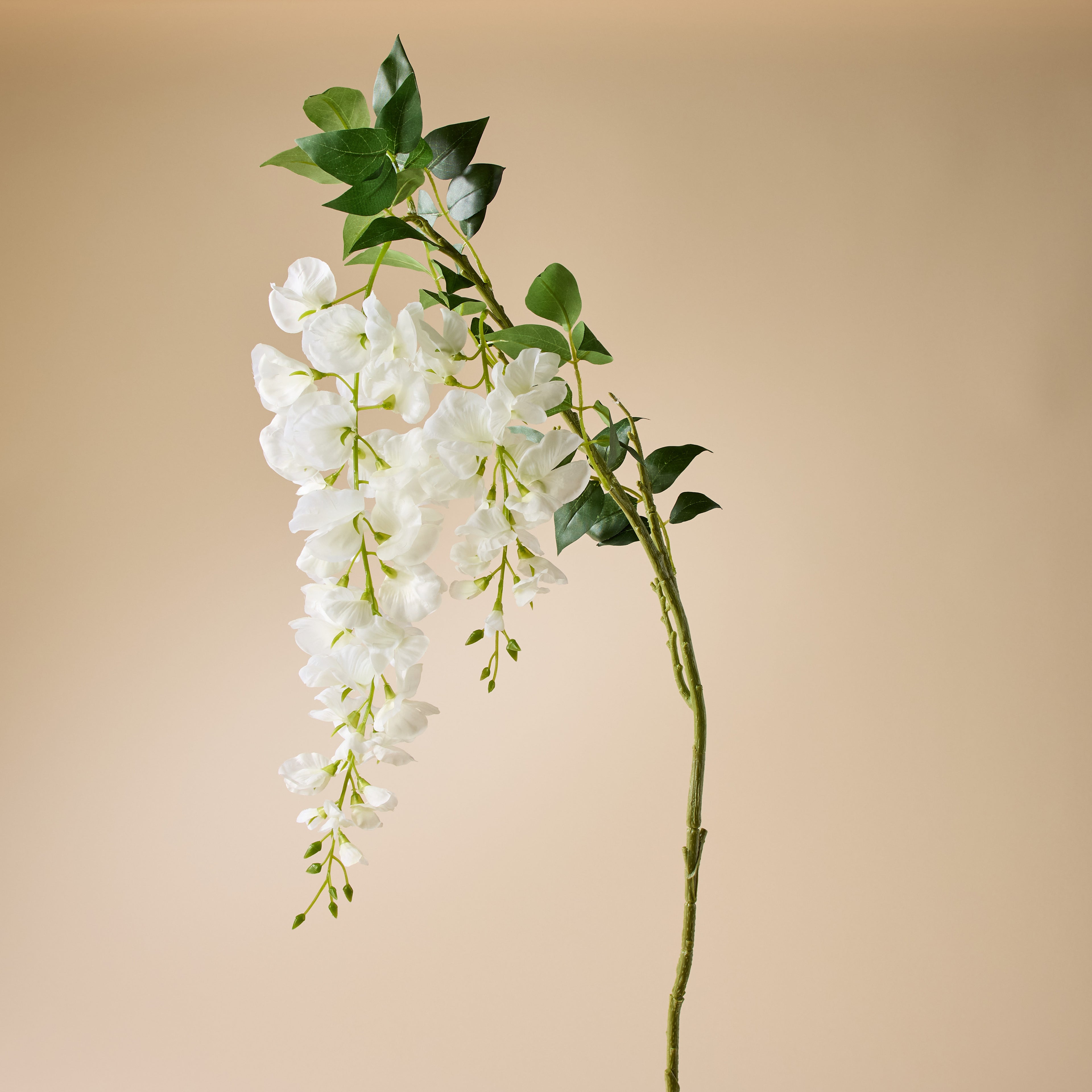 Faux Wisteria Spray | White - 130cm