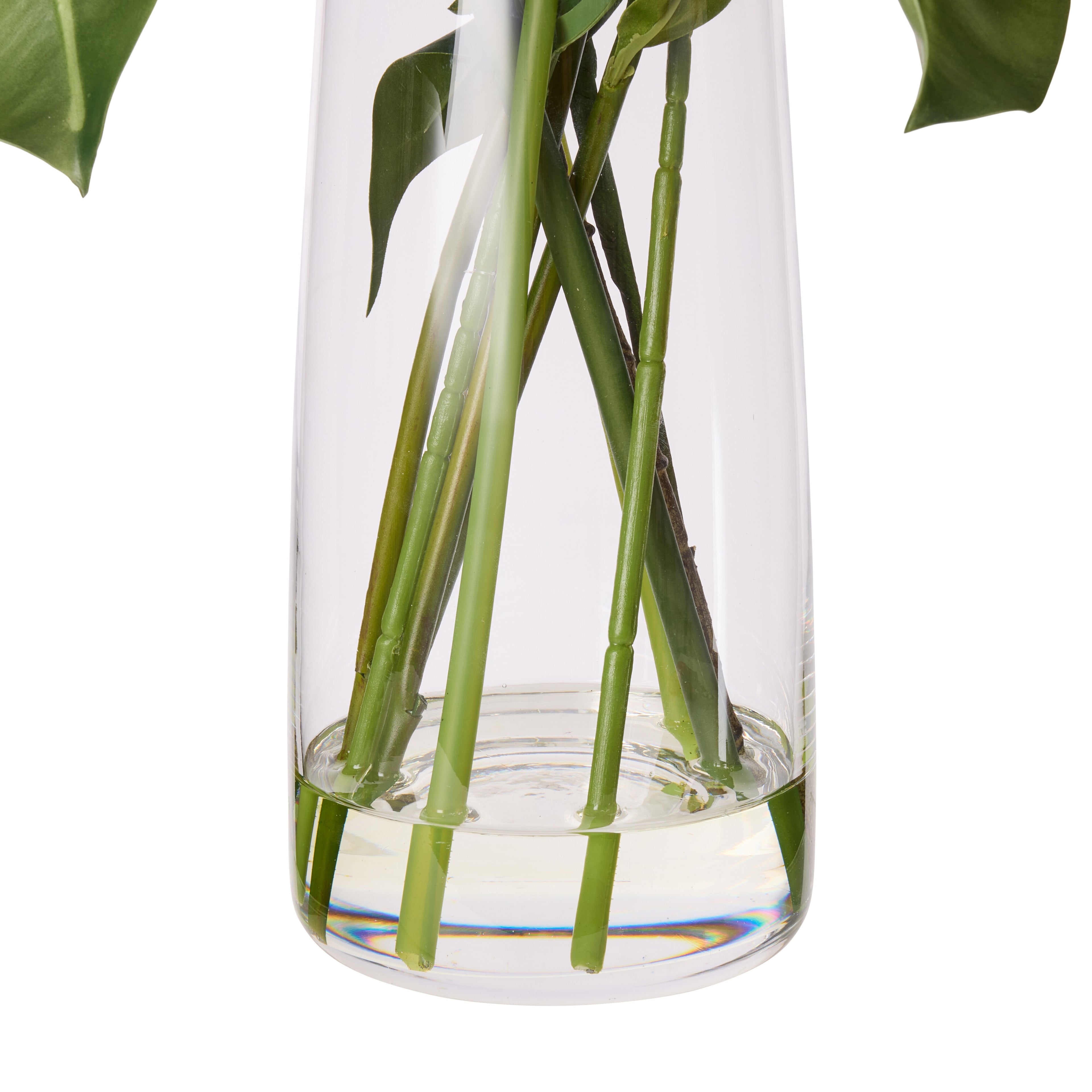 Faux Lily Rubber Tree Mix - Alana Vase | Pink - 82cm