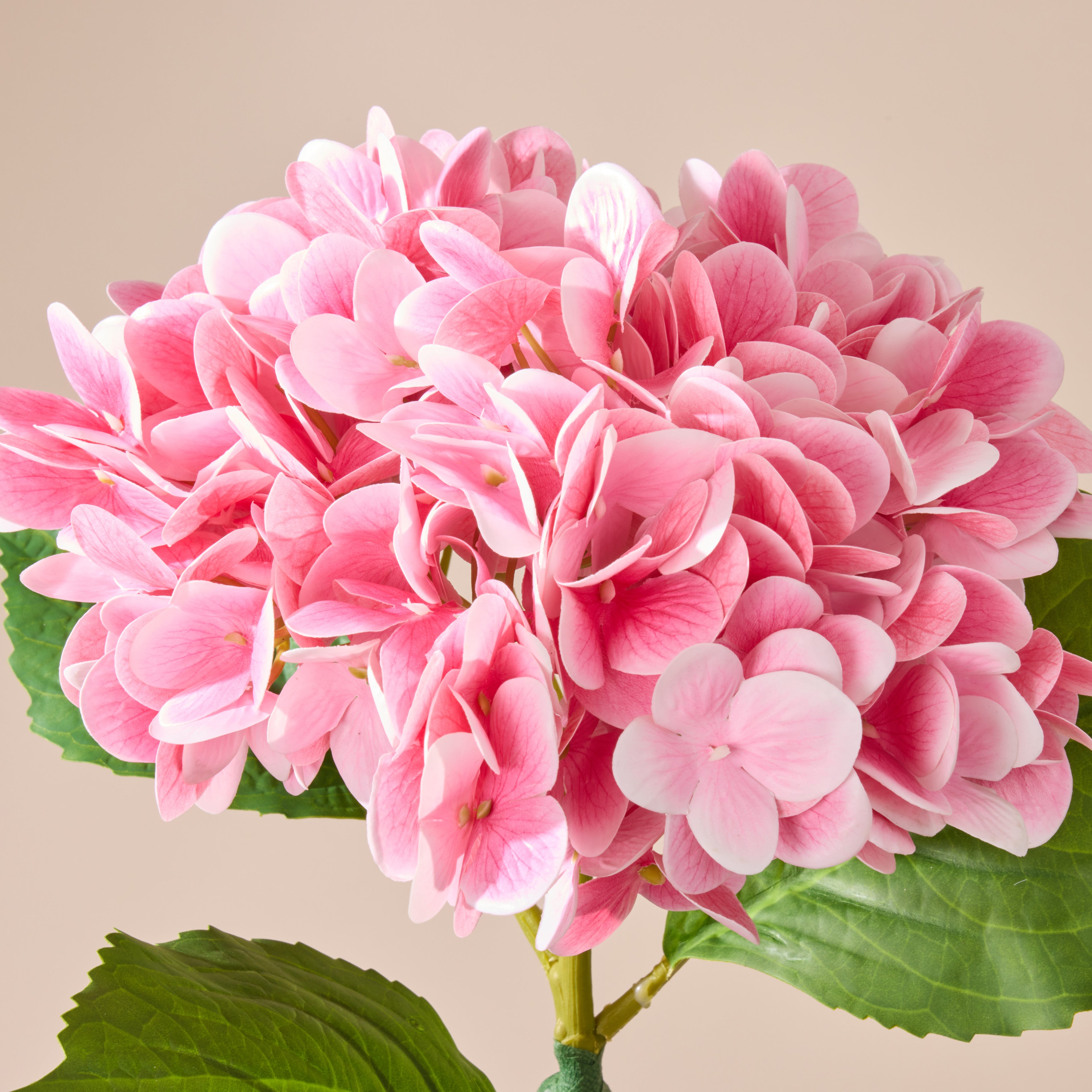 Faux Hydrangea Stem | Pink - 66cm