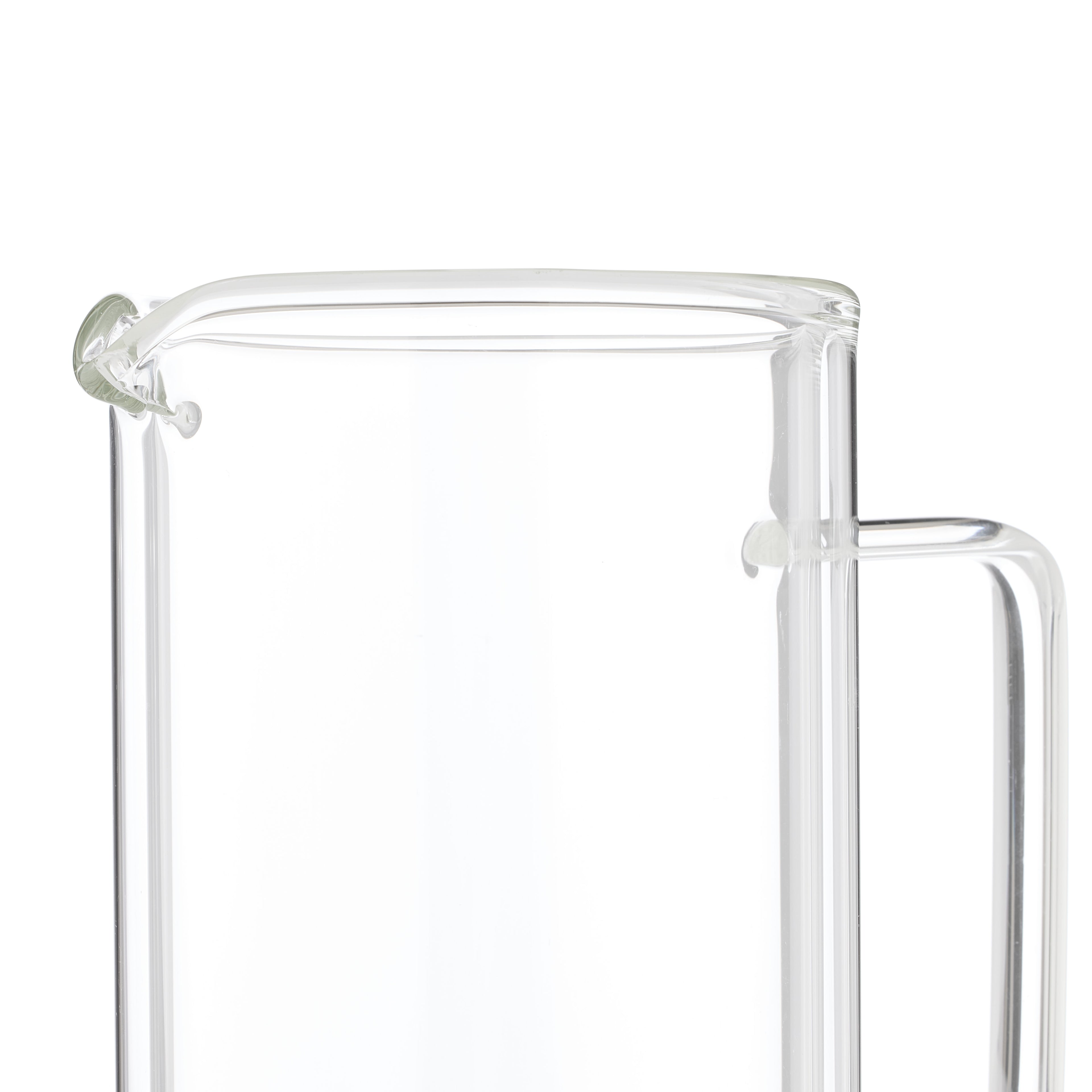 Leaf & Bean Glass Double Wall French Press Clear & Silver