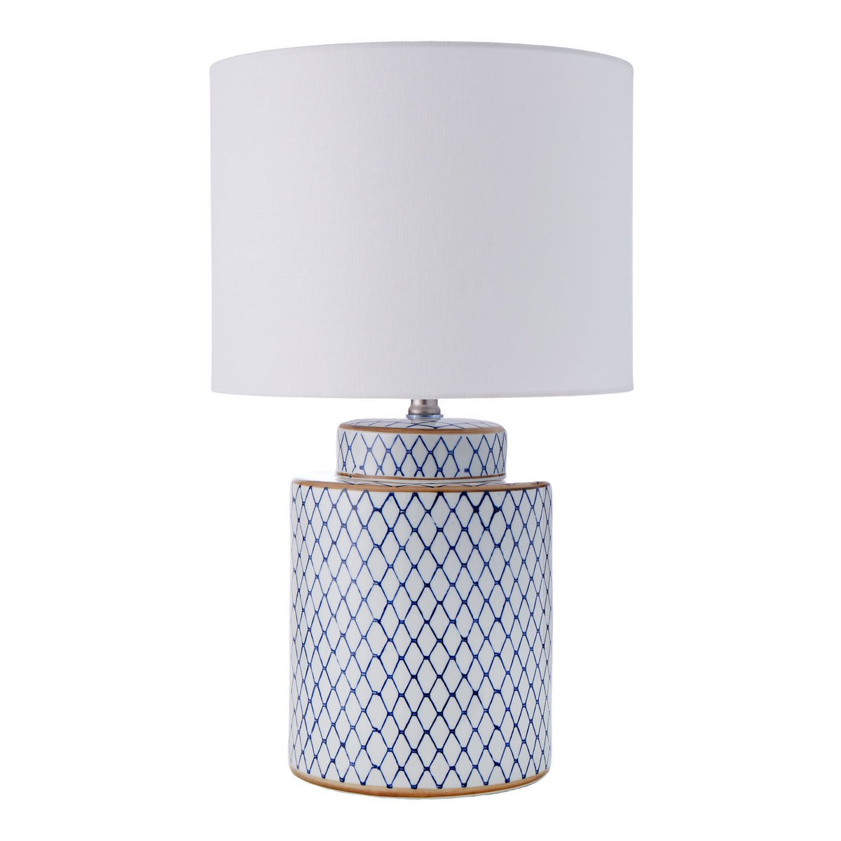 Society Home Leila Table Lamp Blue & White