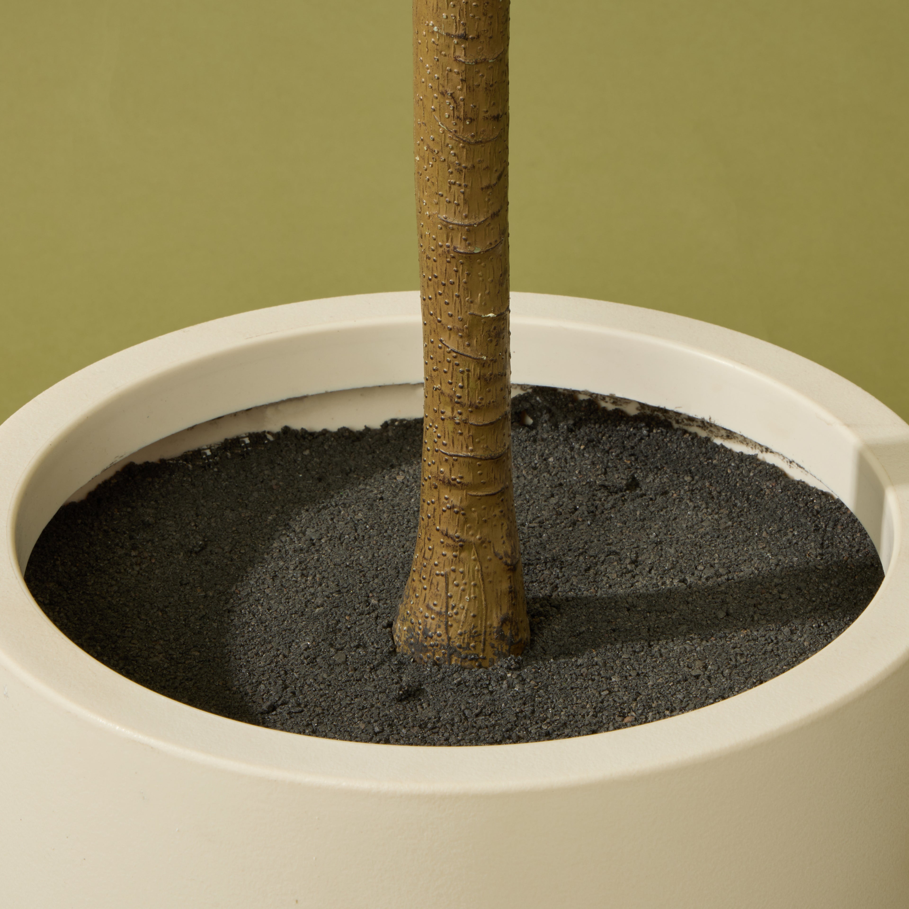 Faux Lemon Tree - White Pot | 160cm