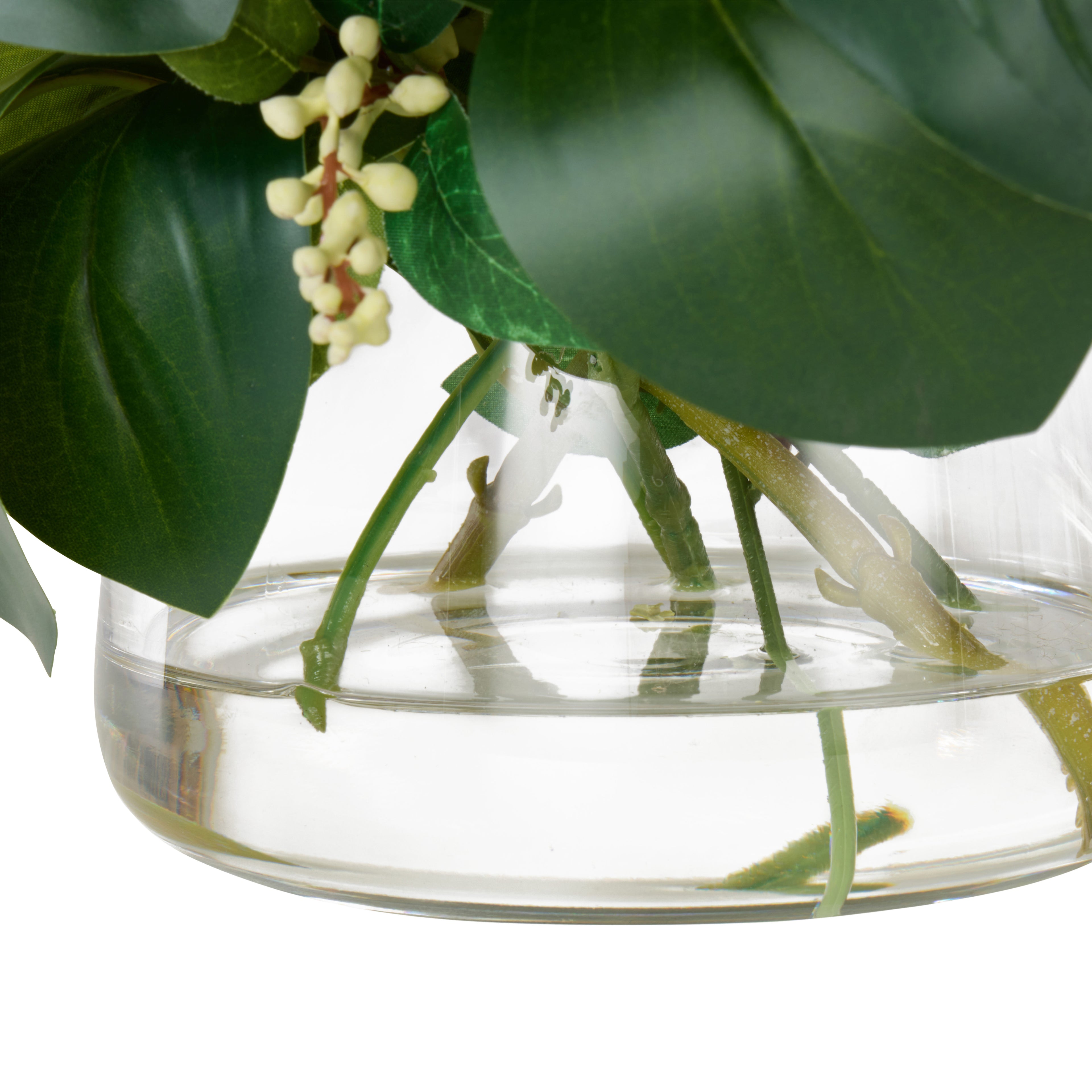 Faux Hydrangea Nite Berry - Classic Bowl | Green - 55cm