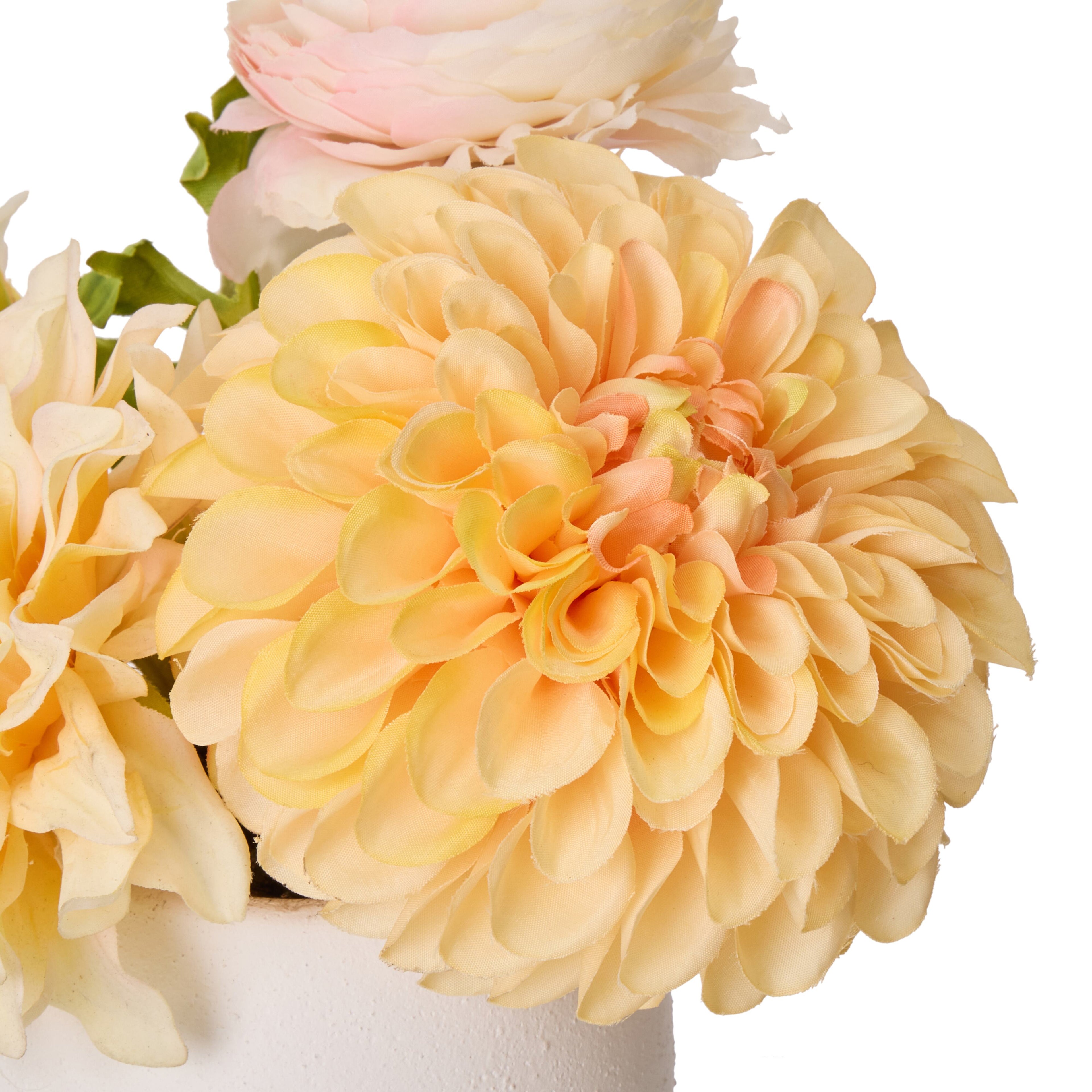 Faux Cosmos Ranununculus Mix - Tub | Pink - 24cm