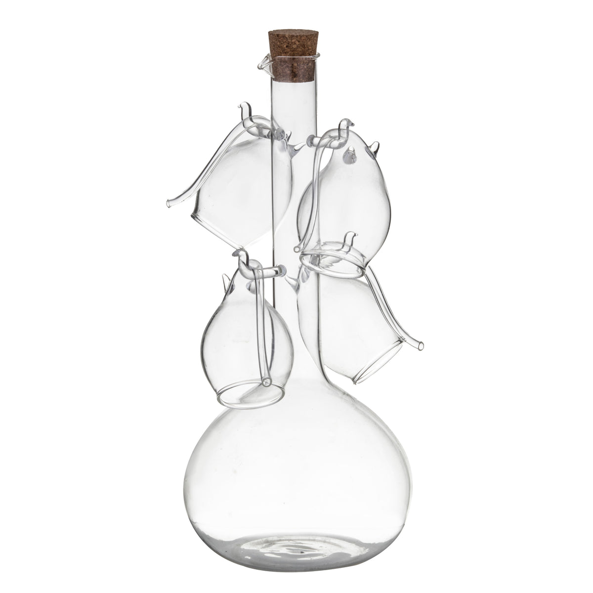 Davis & Waddell Fine Foods Port Flask & Sippers 5pcs Set