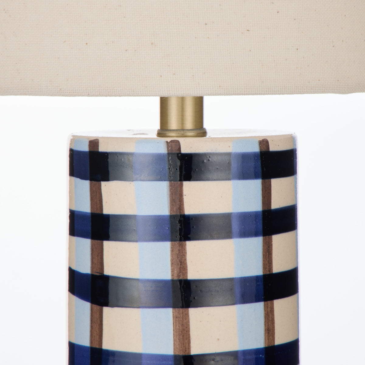 Emporium Leni Table Lamp Blue & Ivory