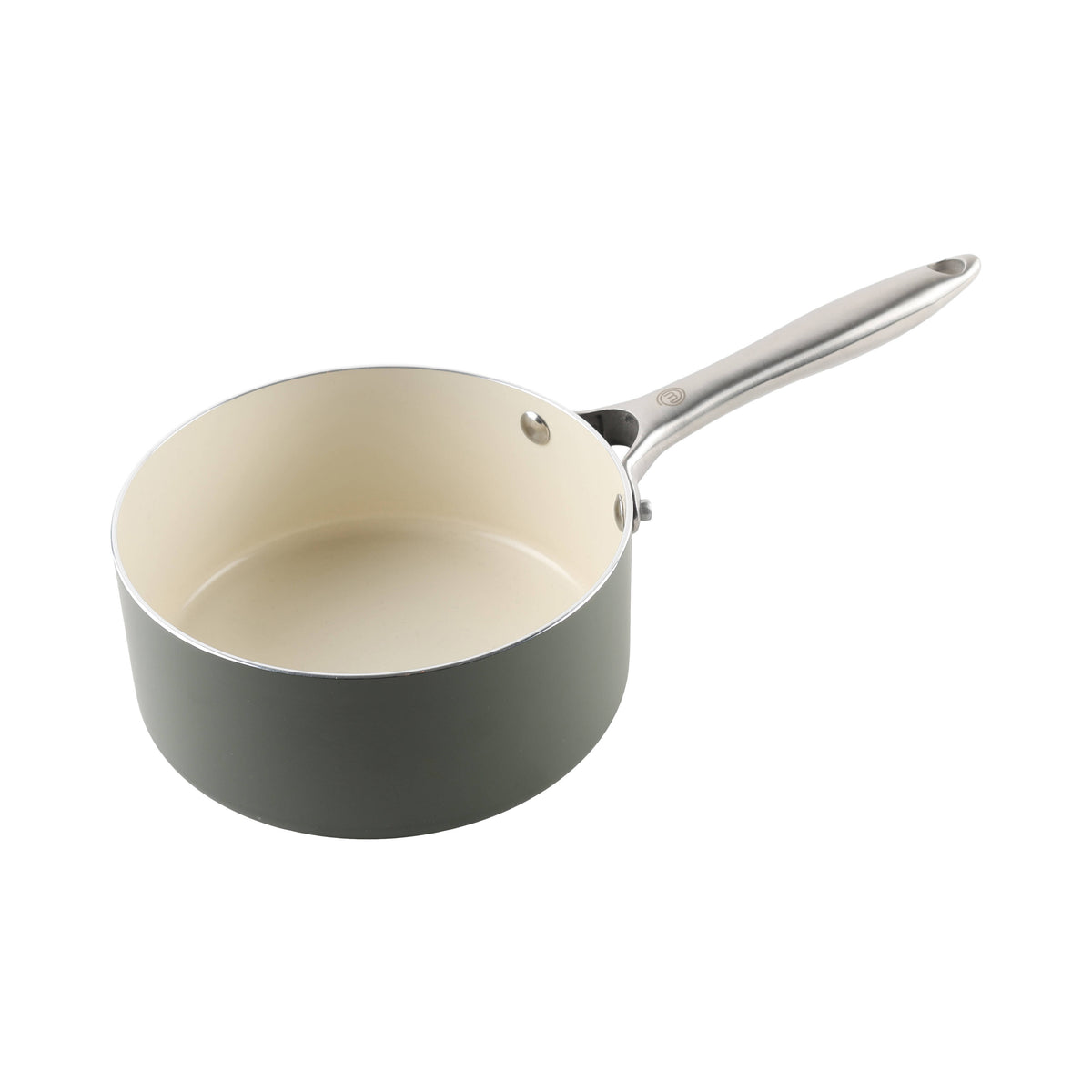 MasterChef Sage Elementa Saucepan with Lid Sage &amp; Cream