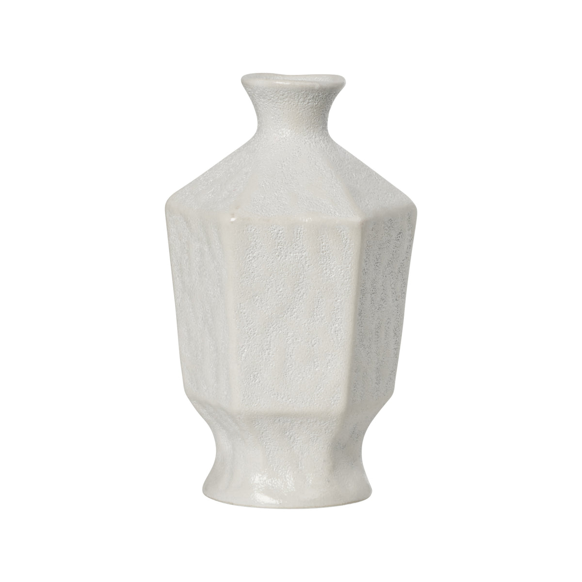 Amalfi Lido Vase White Pebble