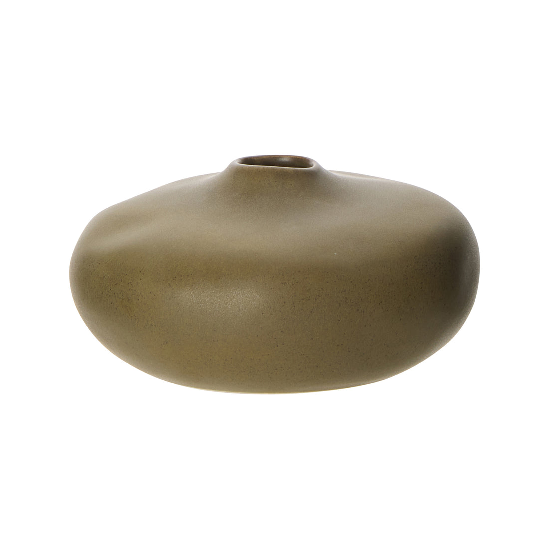 Amalfi Linden Pebble Vase Reactive Olive