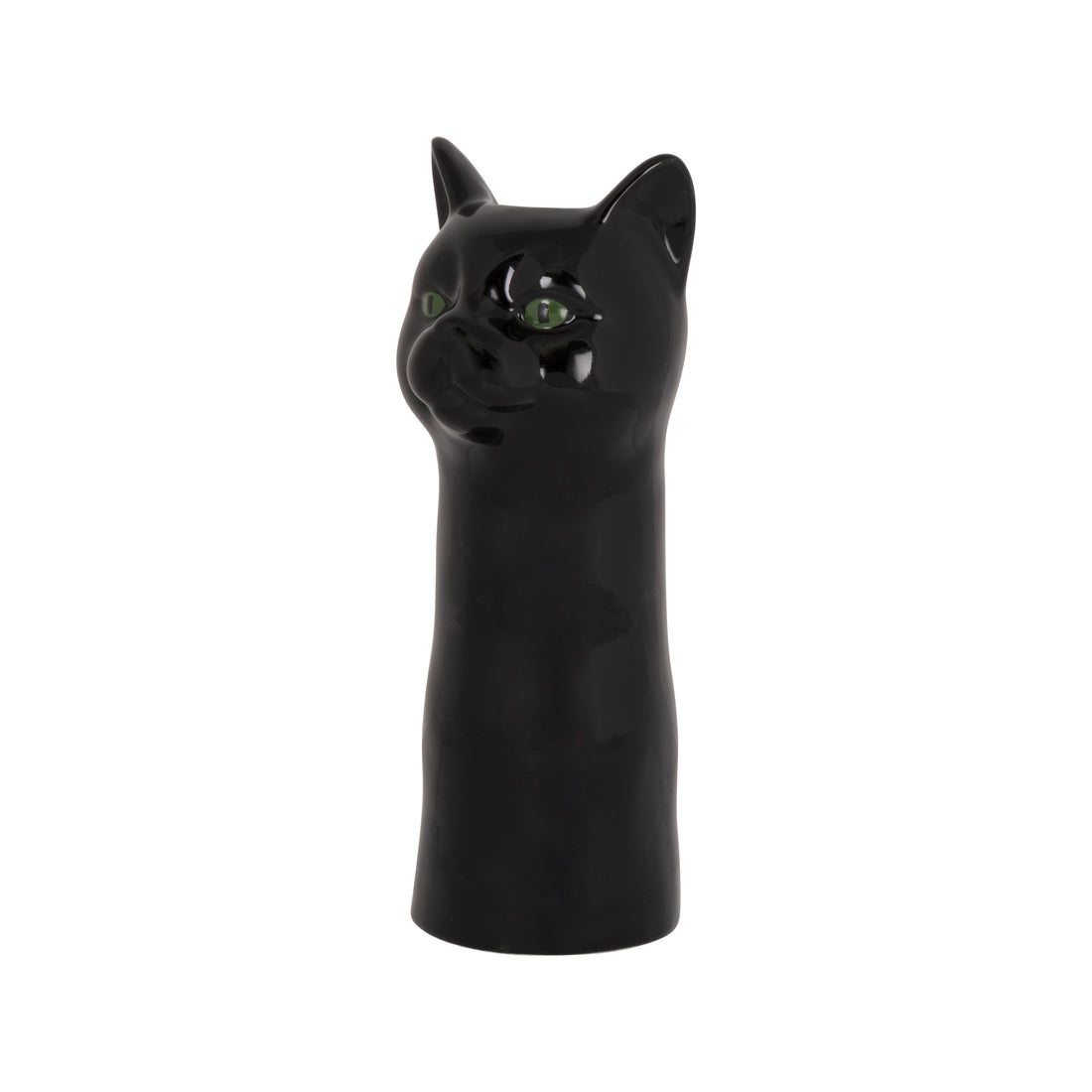 Emporium Aslan Cat Vase Black