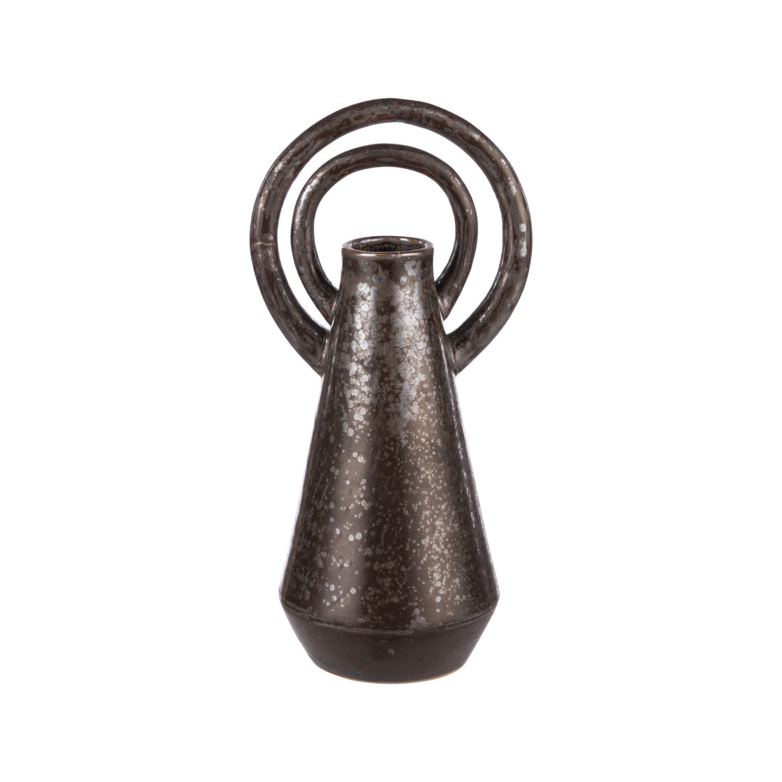 Amalfi Halo Vase Large Reactive Black