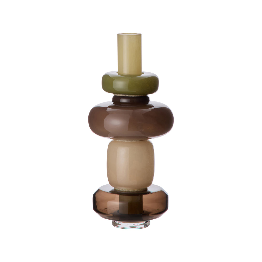 Amalfi Tutti Vase Tonal with Green
