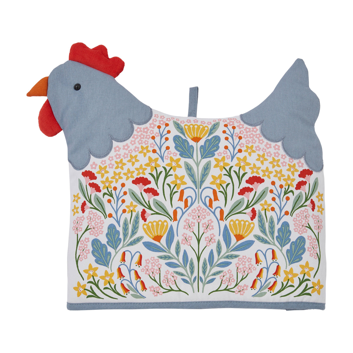 Ulster Weavers Folk Chicken Shaped Tea Cosy Multi-Coloured