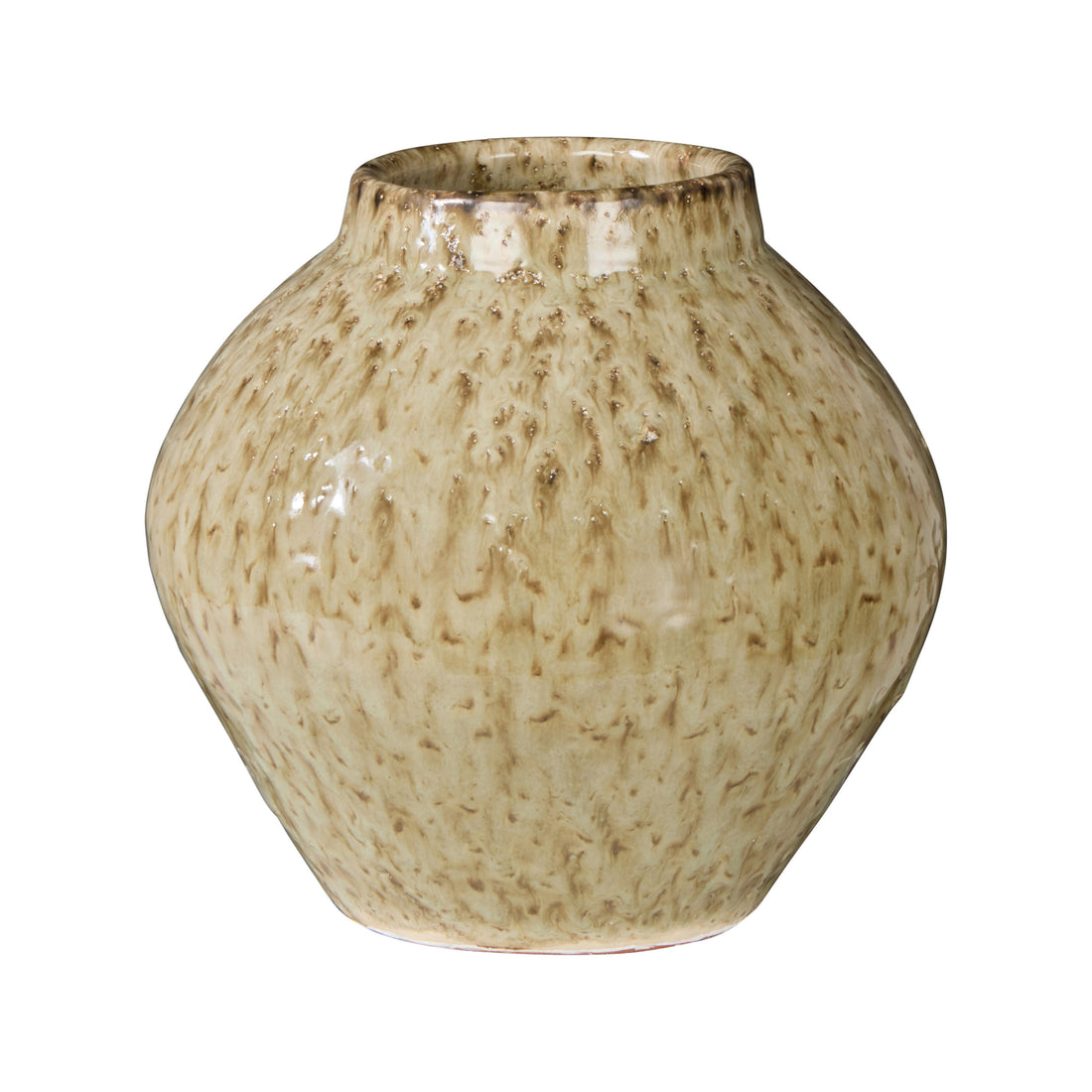 Amalfi Orin Vase Reactive Dark Brown