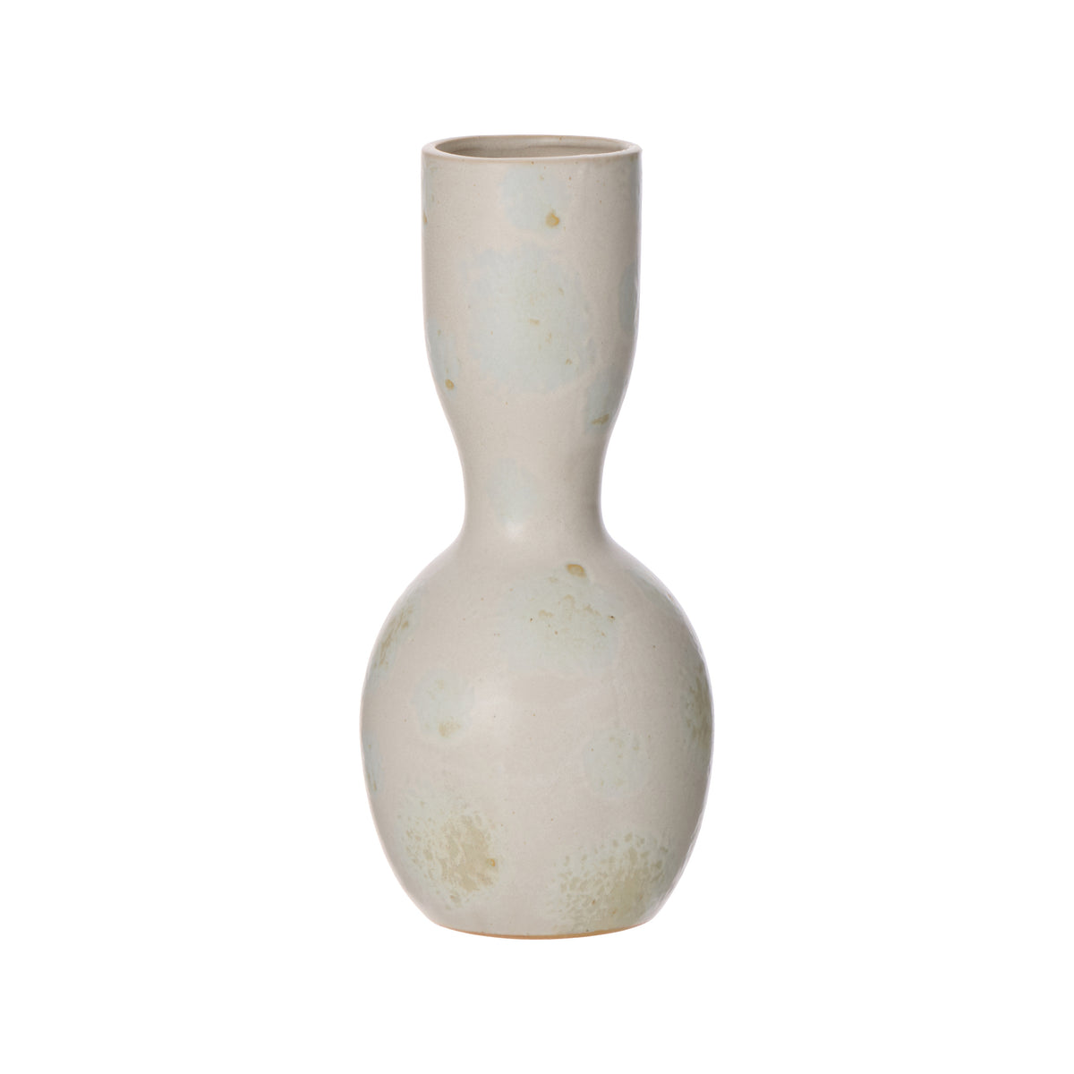 Amalfi Pia Reactive Glaze Vase Cream Reactive