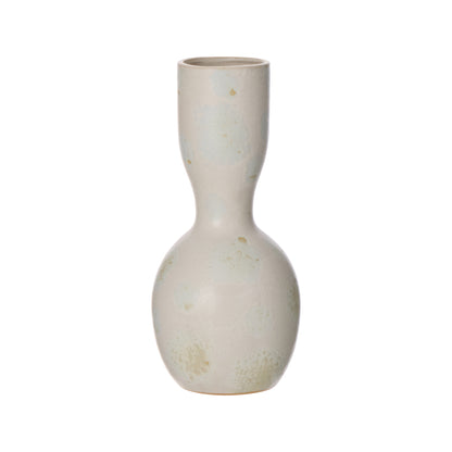 Amalfi Pia Reactive Glaze Vase Cream Reactive
