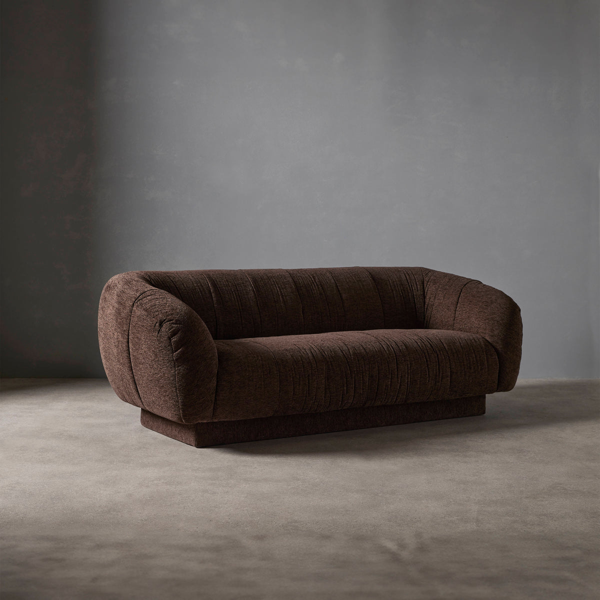 Grand Designs Nolan 3 Seater Sofa Brown