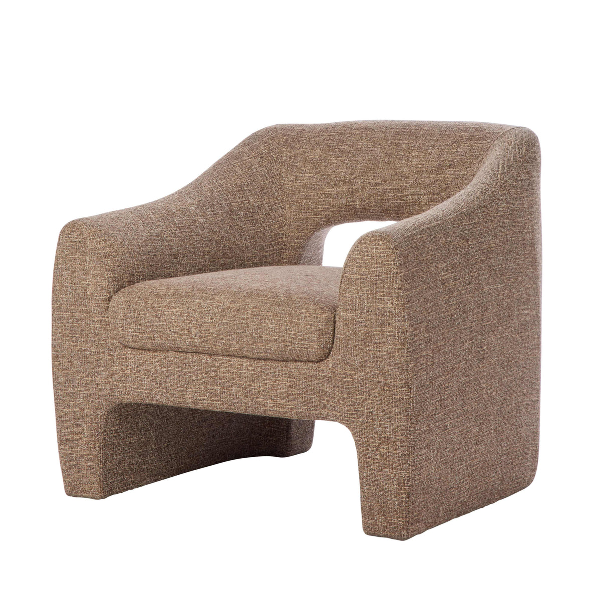 Amalfi Wells Chair Brown &amp; Taupe