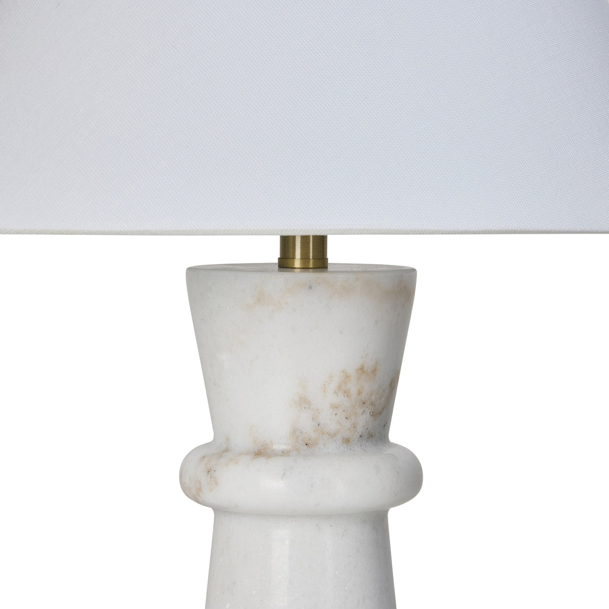 Amalfi Violet Table Lamp White