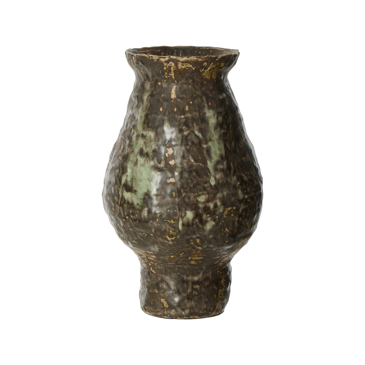 Grand Designs Arbor Vase Collection Brown &amp; Green