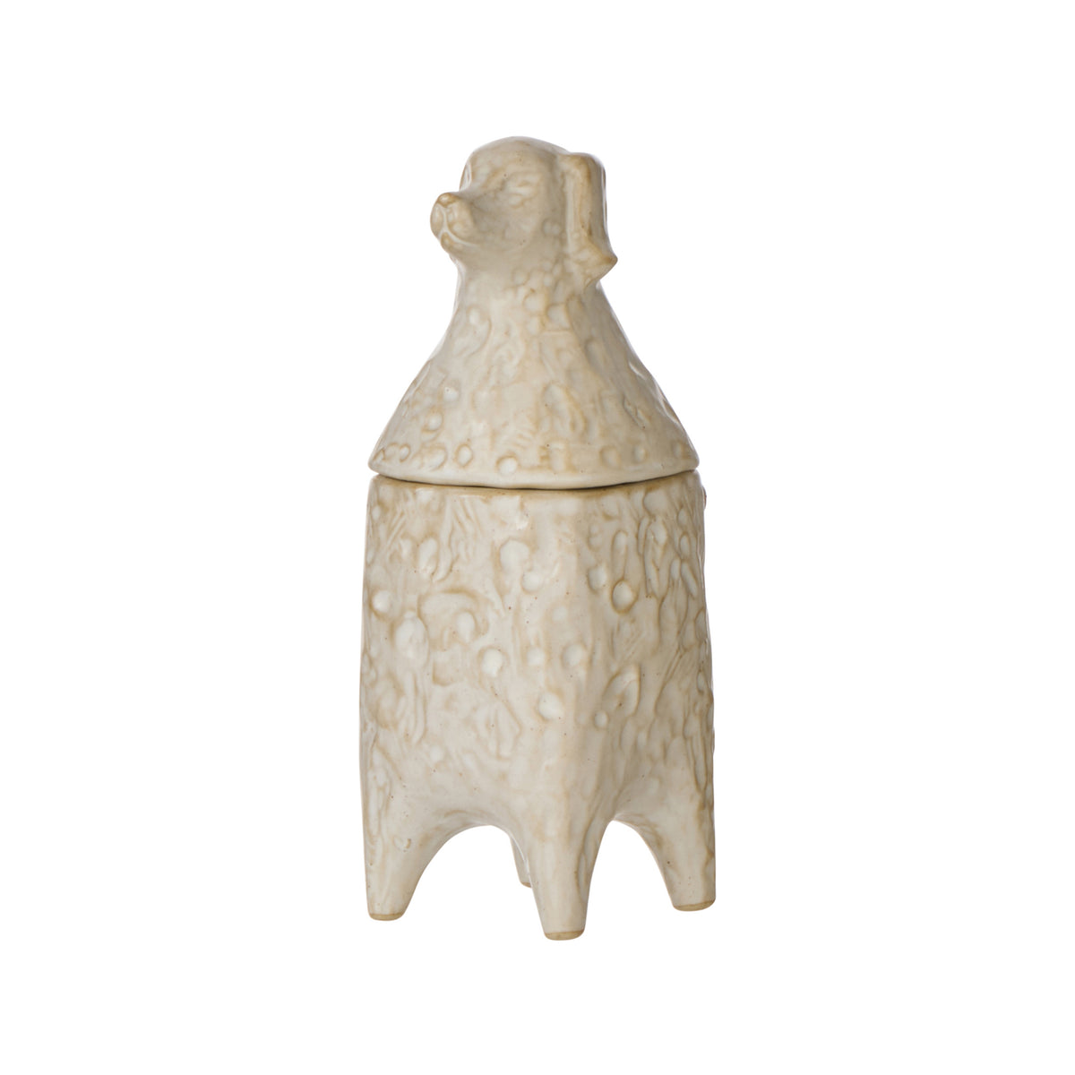 Amalfi Ari Dog Jar Off White Reactive