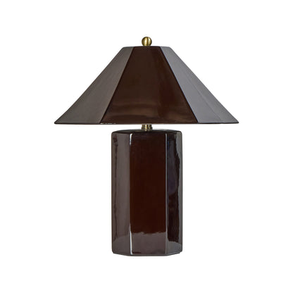 Amalfi Kairo Table Lamp Brown