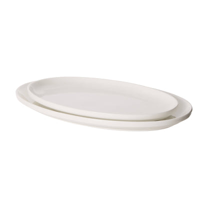 Davis &amp; Waddell Portsea Oval Platter Medium White