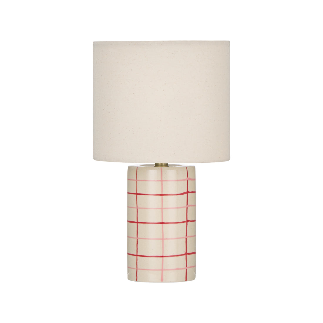 Emporium Zadie Table Lamp Ivory &amp; Red