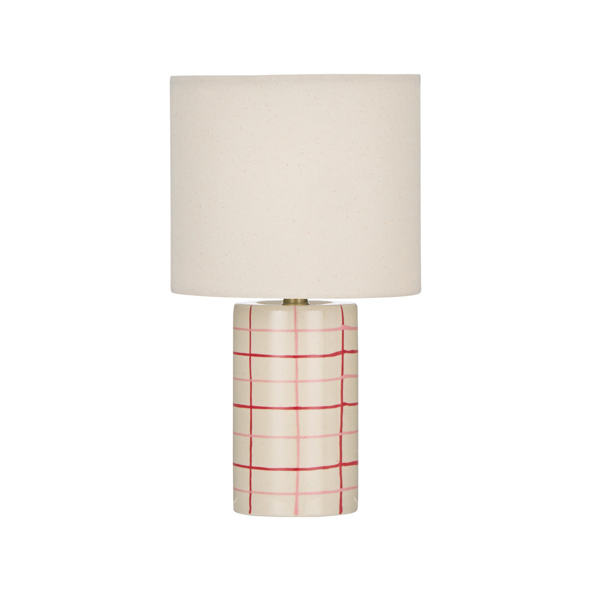 Emporium Zadie Table Lamp Ivory &amp; Red