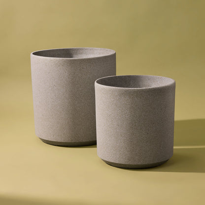 Cylinder Planter | Grey - 35cm