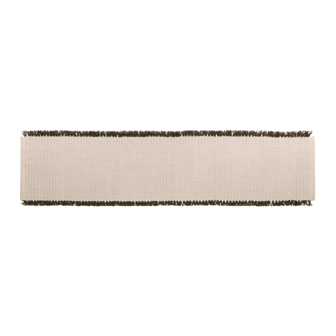Amalfi Isla Fringe Table Runner Green