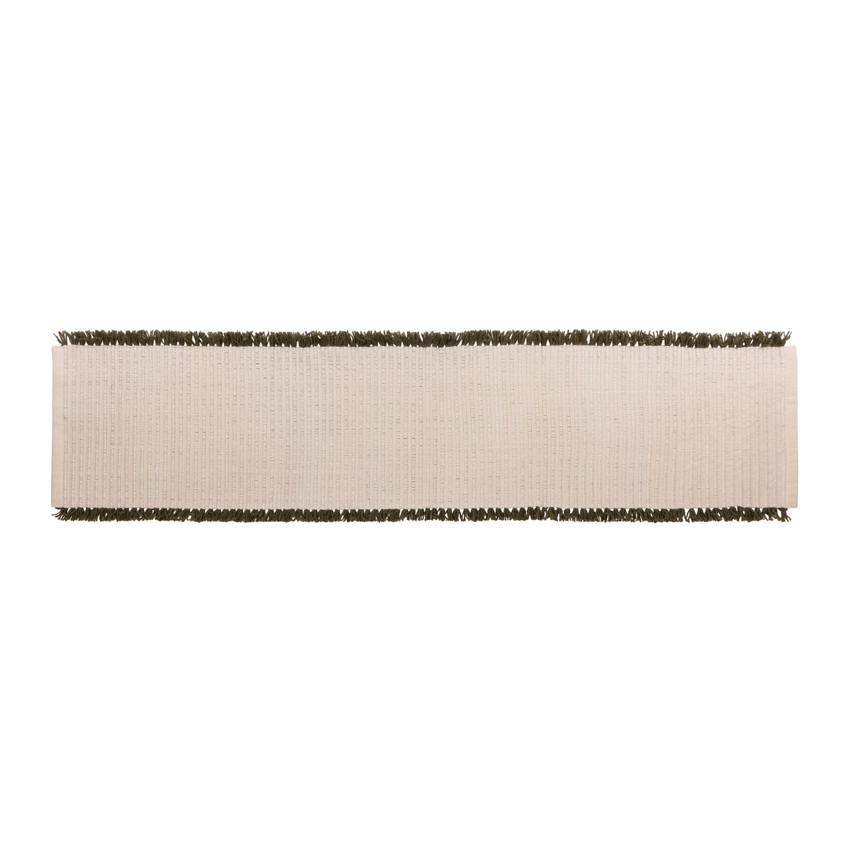 Amalfi Isla Fringe Table Runner Green