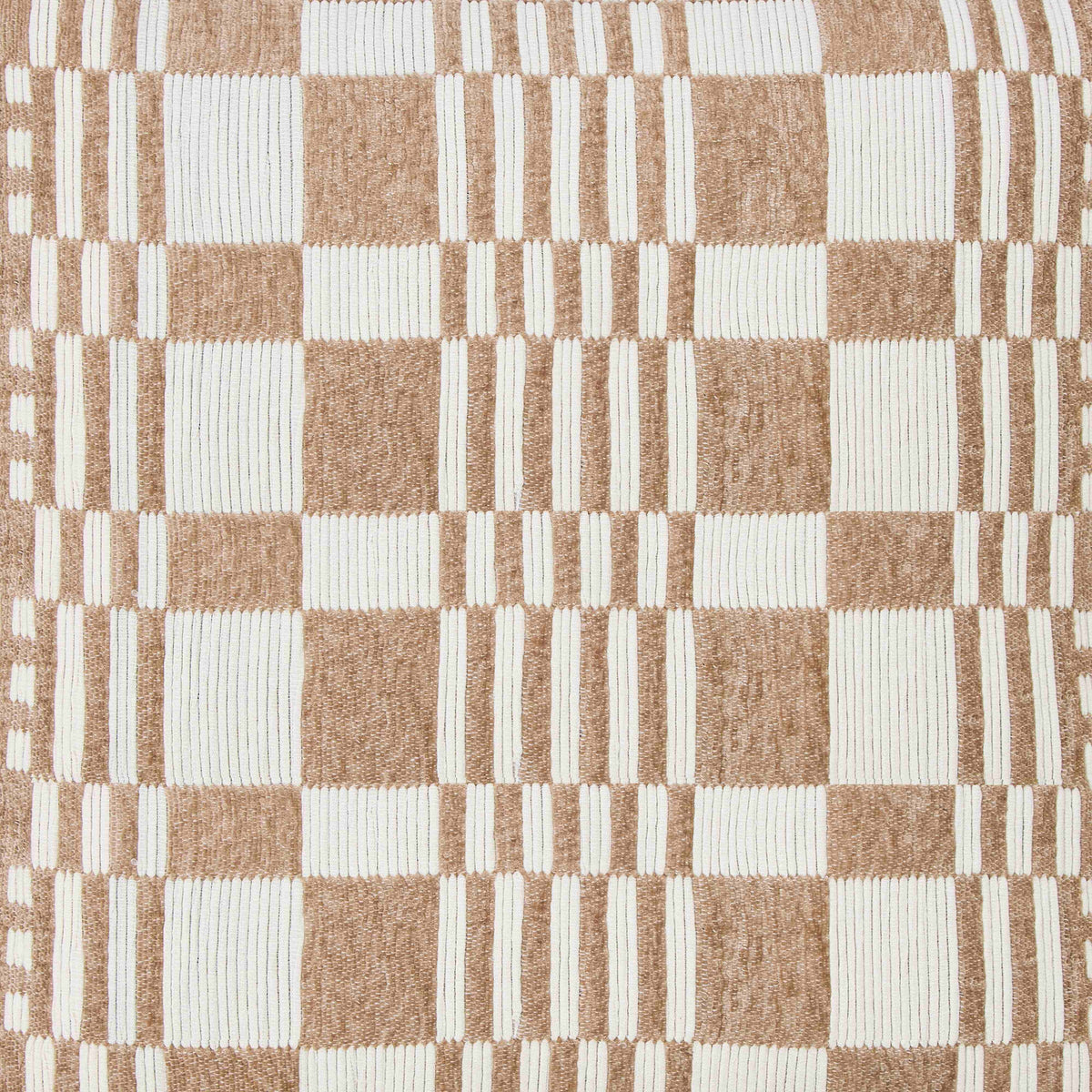 Amalfi Eliot Cushion Ivory &amp; Brown