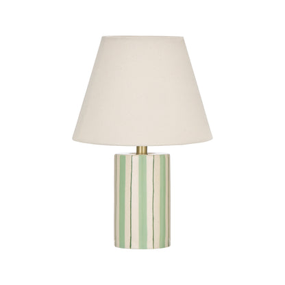 Emporium Rey Table Lamp Ivory &amp; Green