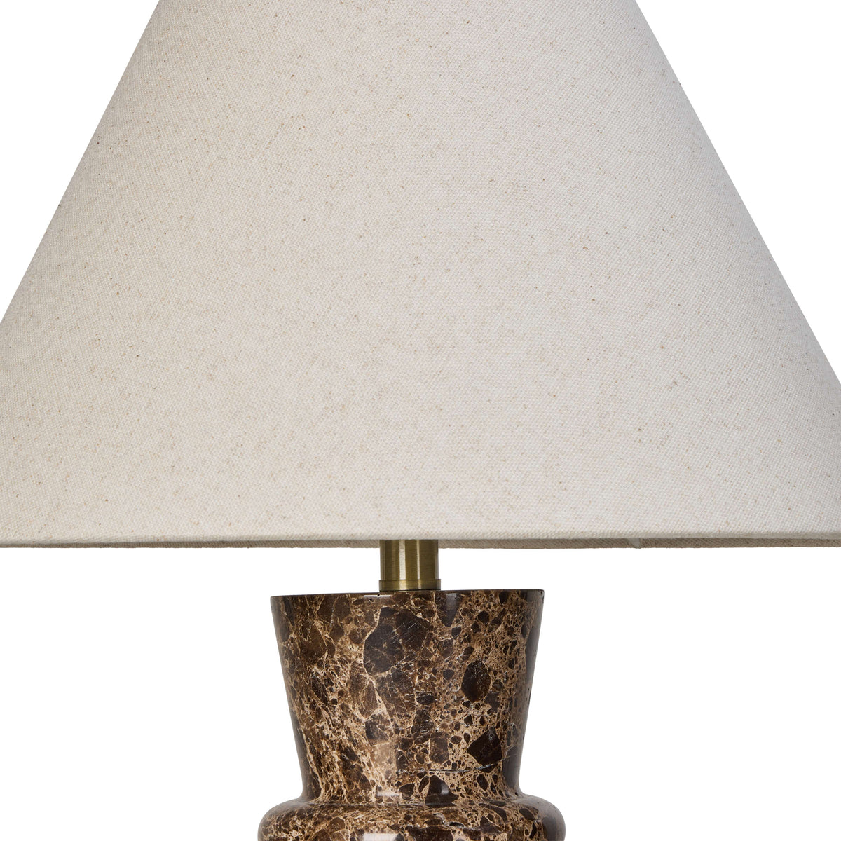 Amalfi Violet Table Lamp Brown &amp; Natural
