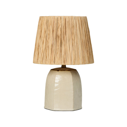 Amalfi Niro Table Lamp Ivory &amp; Natural
