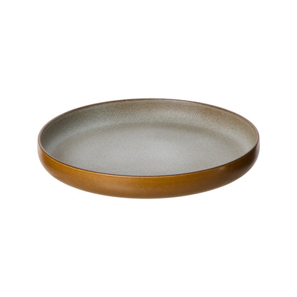 Davis &amp; Waddell Rafe Shallow Salad Bowl Grey &amp; Brown