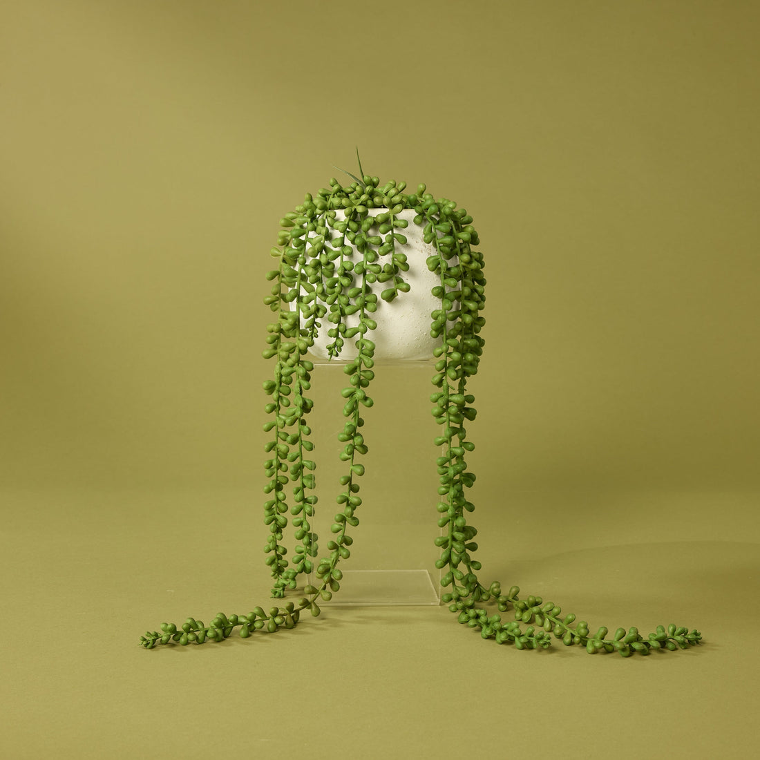 Faux Hanging Pearls - Tub Pot | 66cm