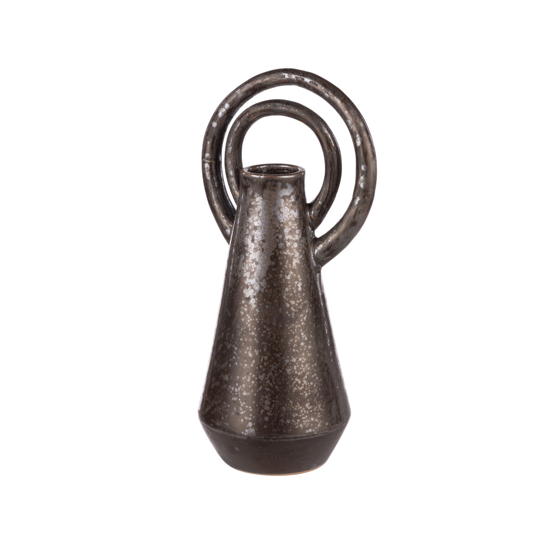 Amalfi Halo Vase Large Reactive Black